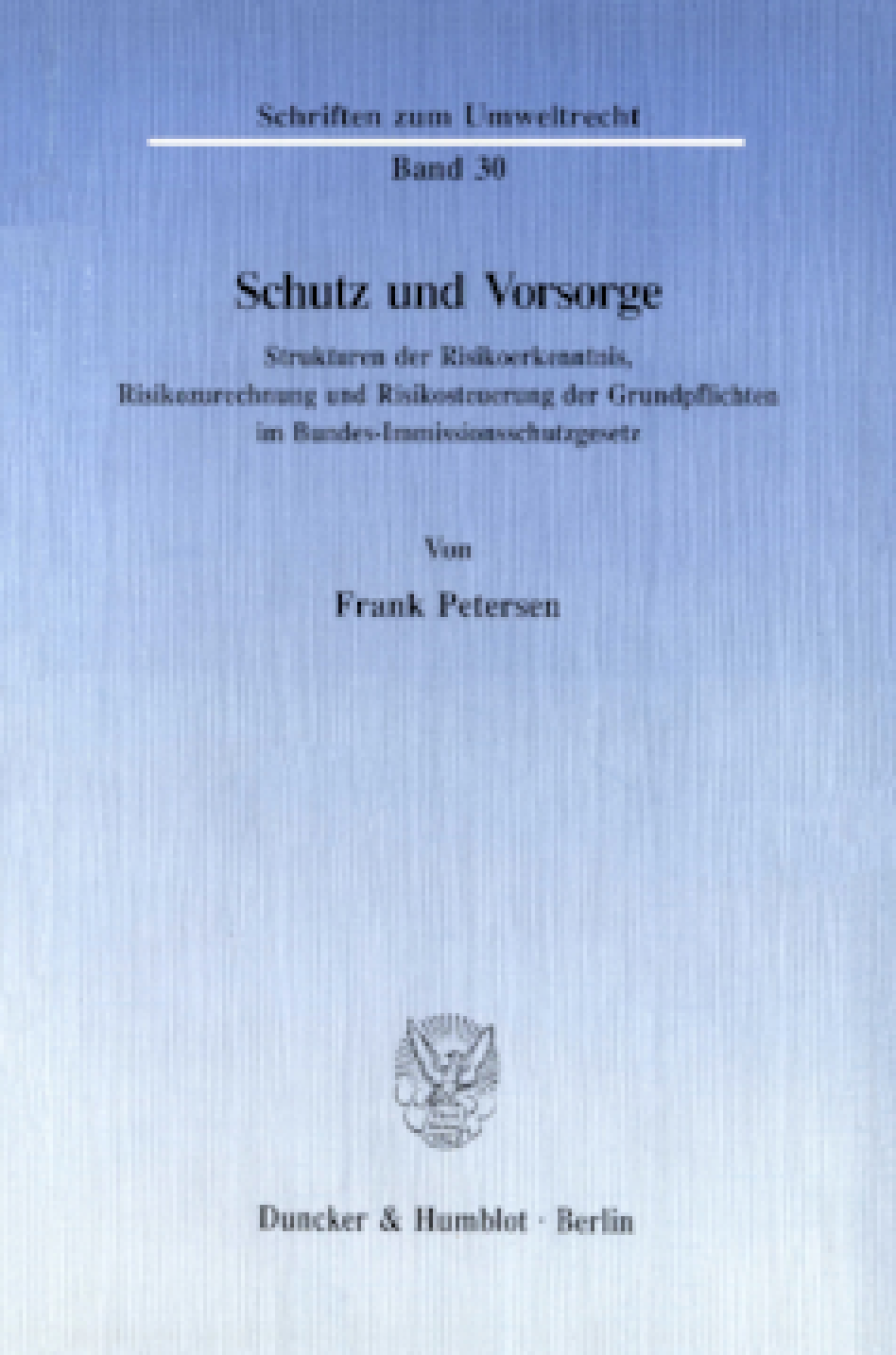 Schutz und Vorsorge
