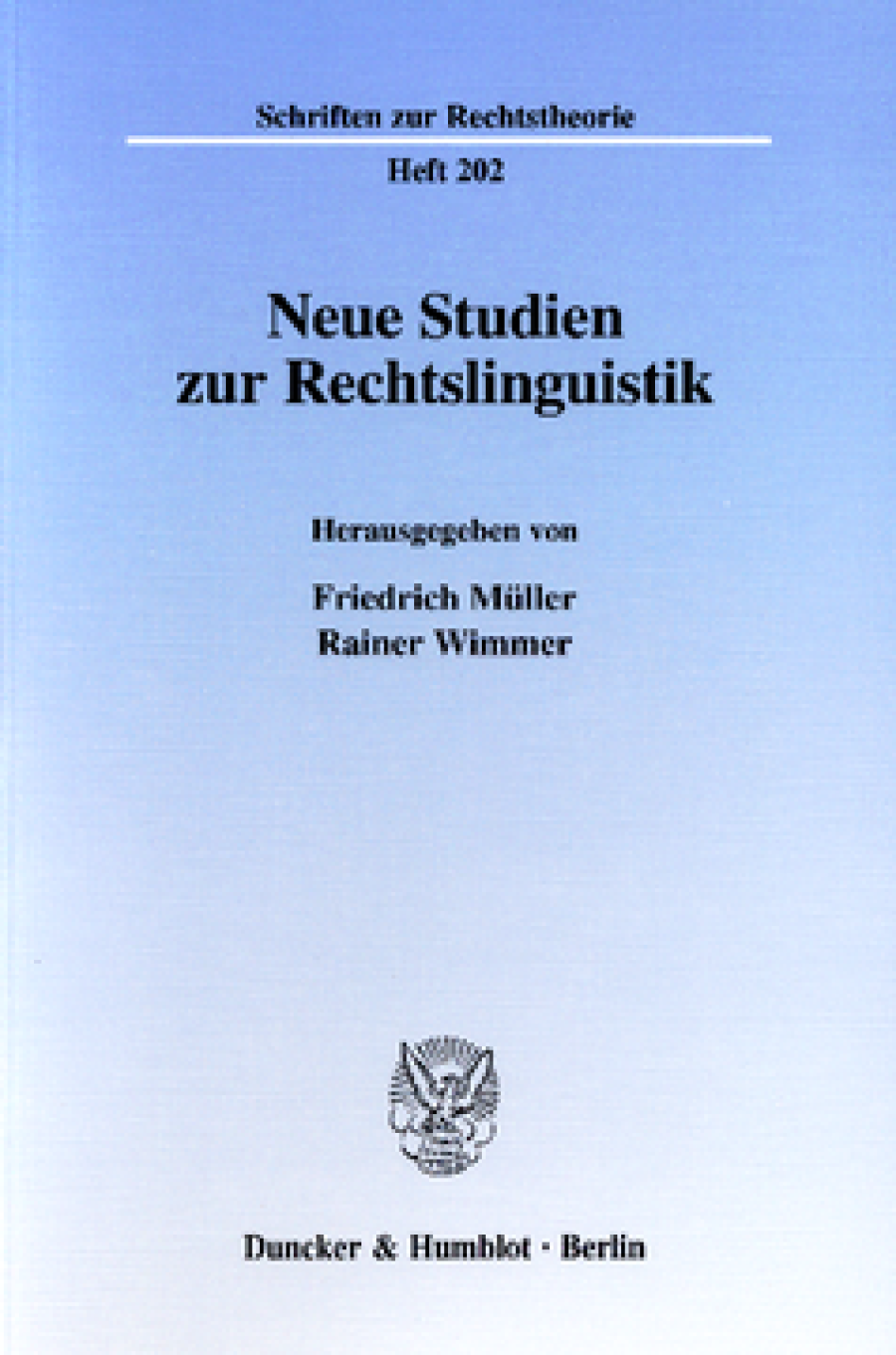 Neue Studien zur Rechtslinguistik
