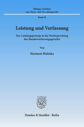 Leistung und Verfassung