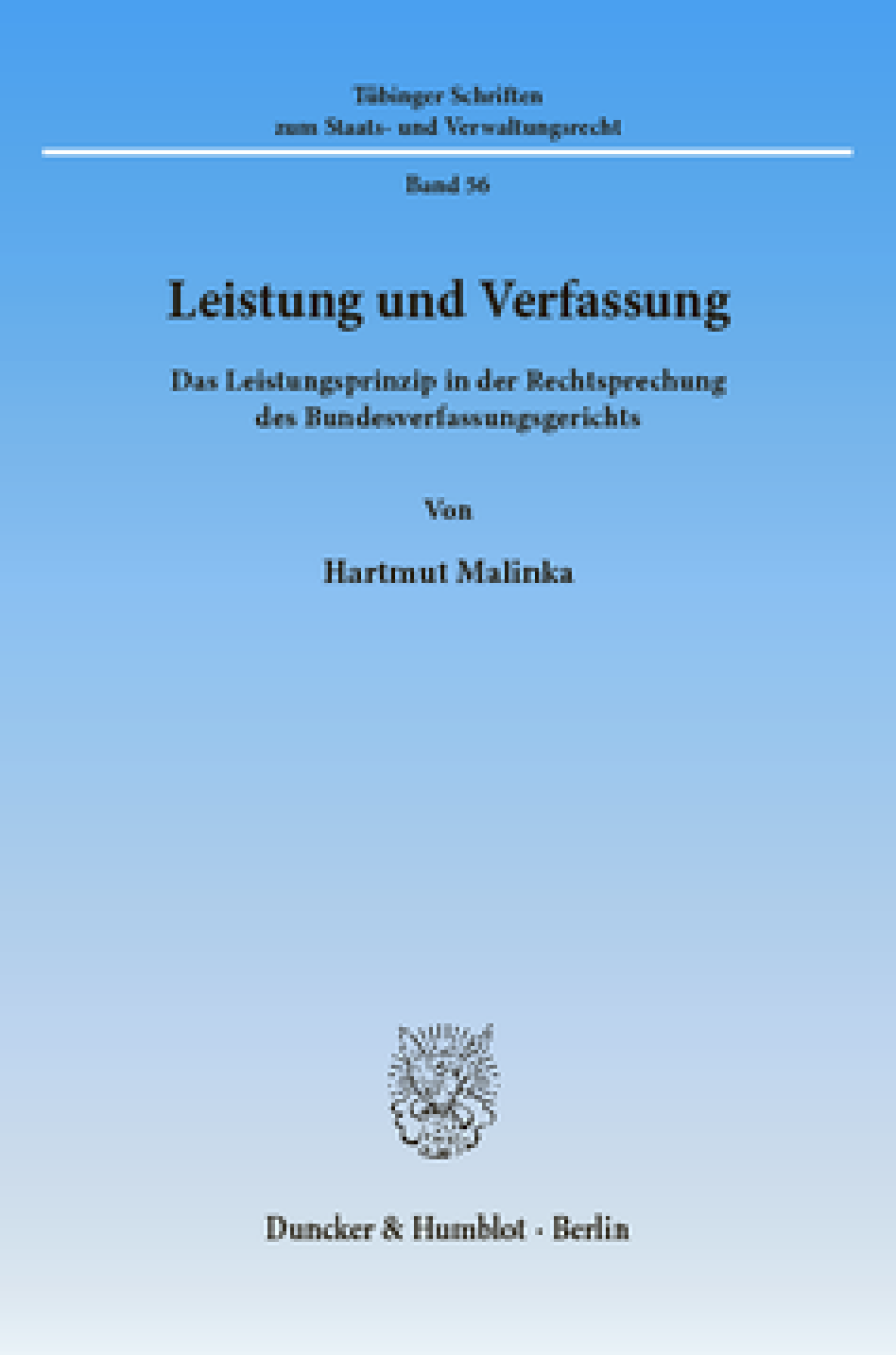 Leistung und Verfassung