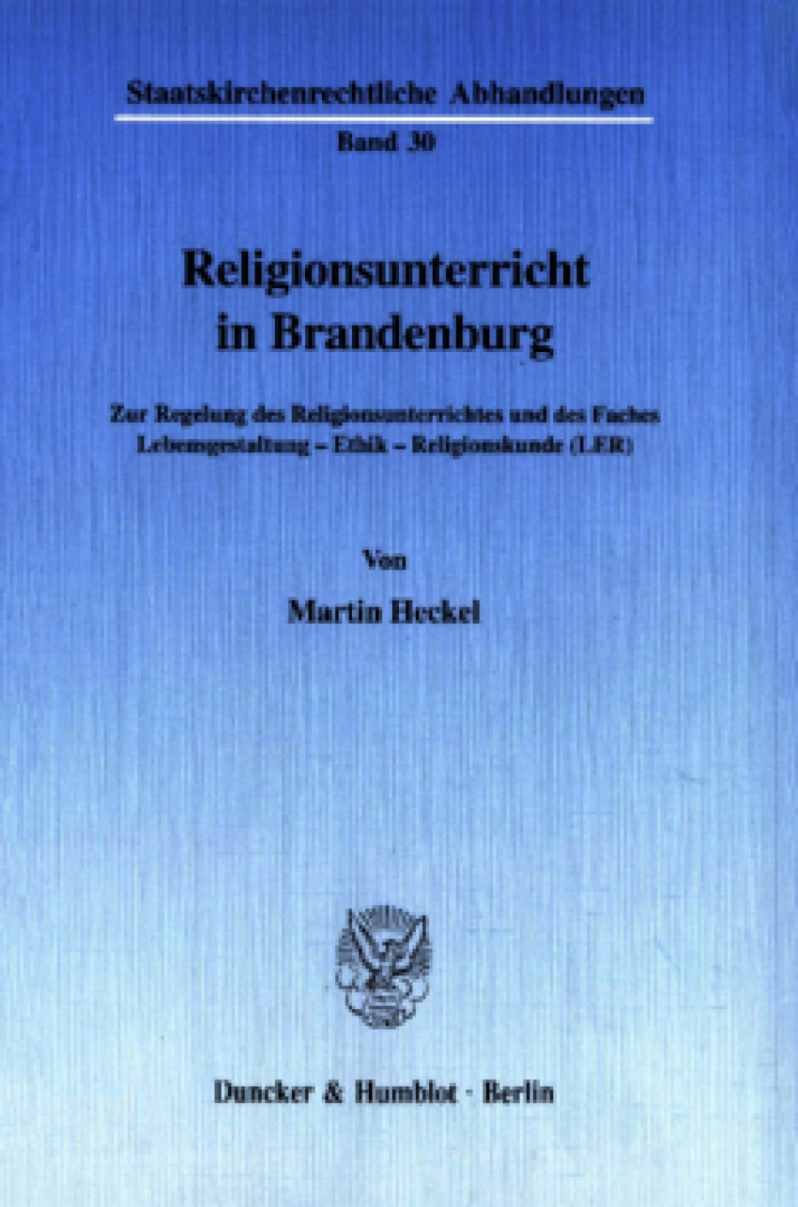 Religionsunterricht in Brandenburg
