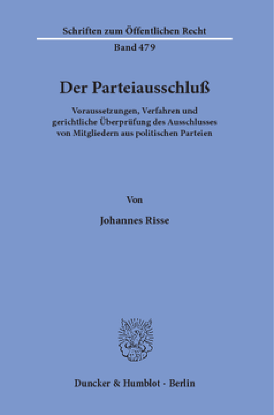 Der Parteiausschluß