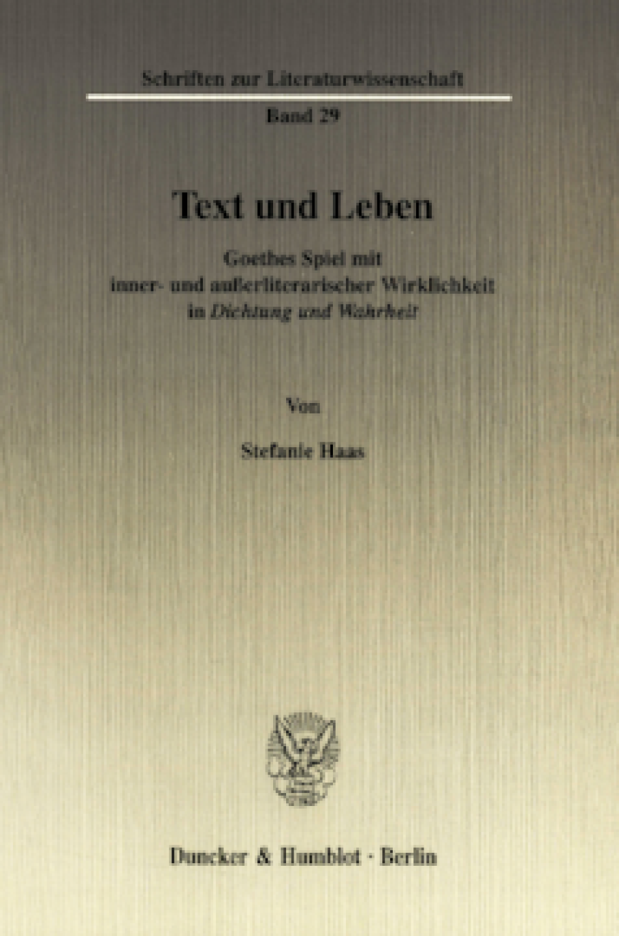 Text und Leben