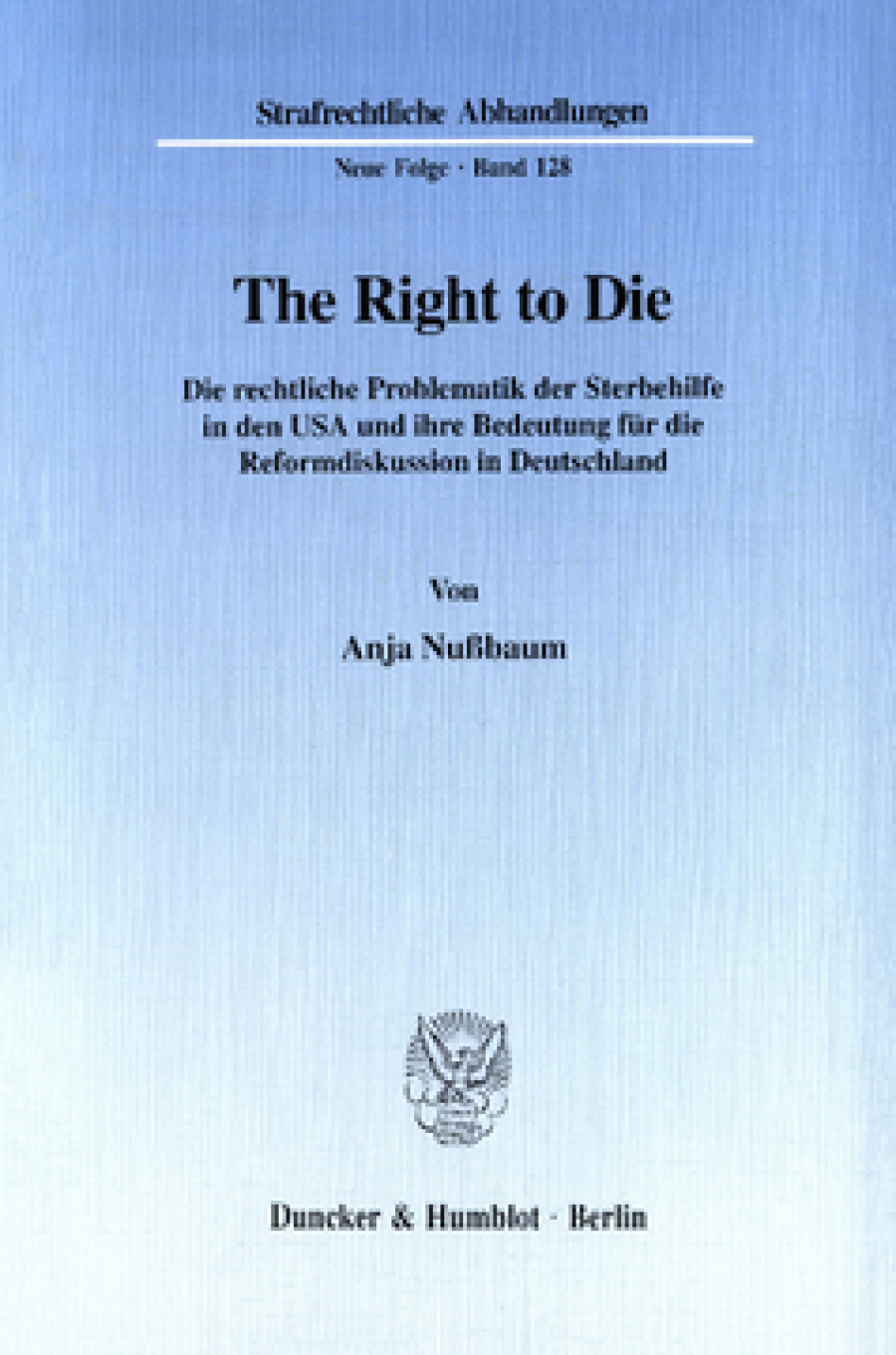 The Right to Die