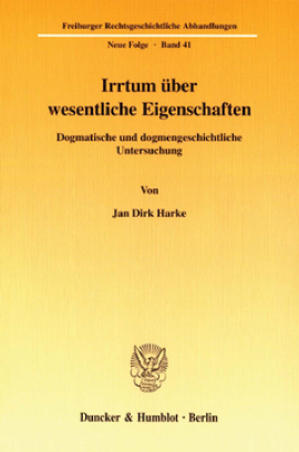 Irrtum über wesentliche Eigenschaften