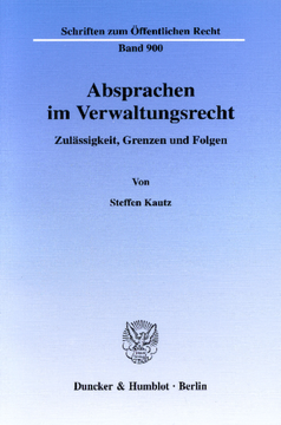 Absprachen im Verwaltungsrecht