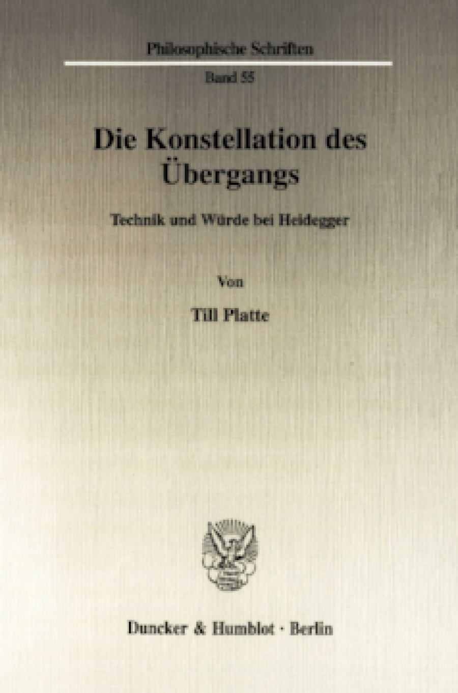 Die Konstellation des Übergangs
