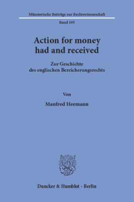 Action for money had and received