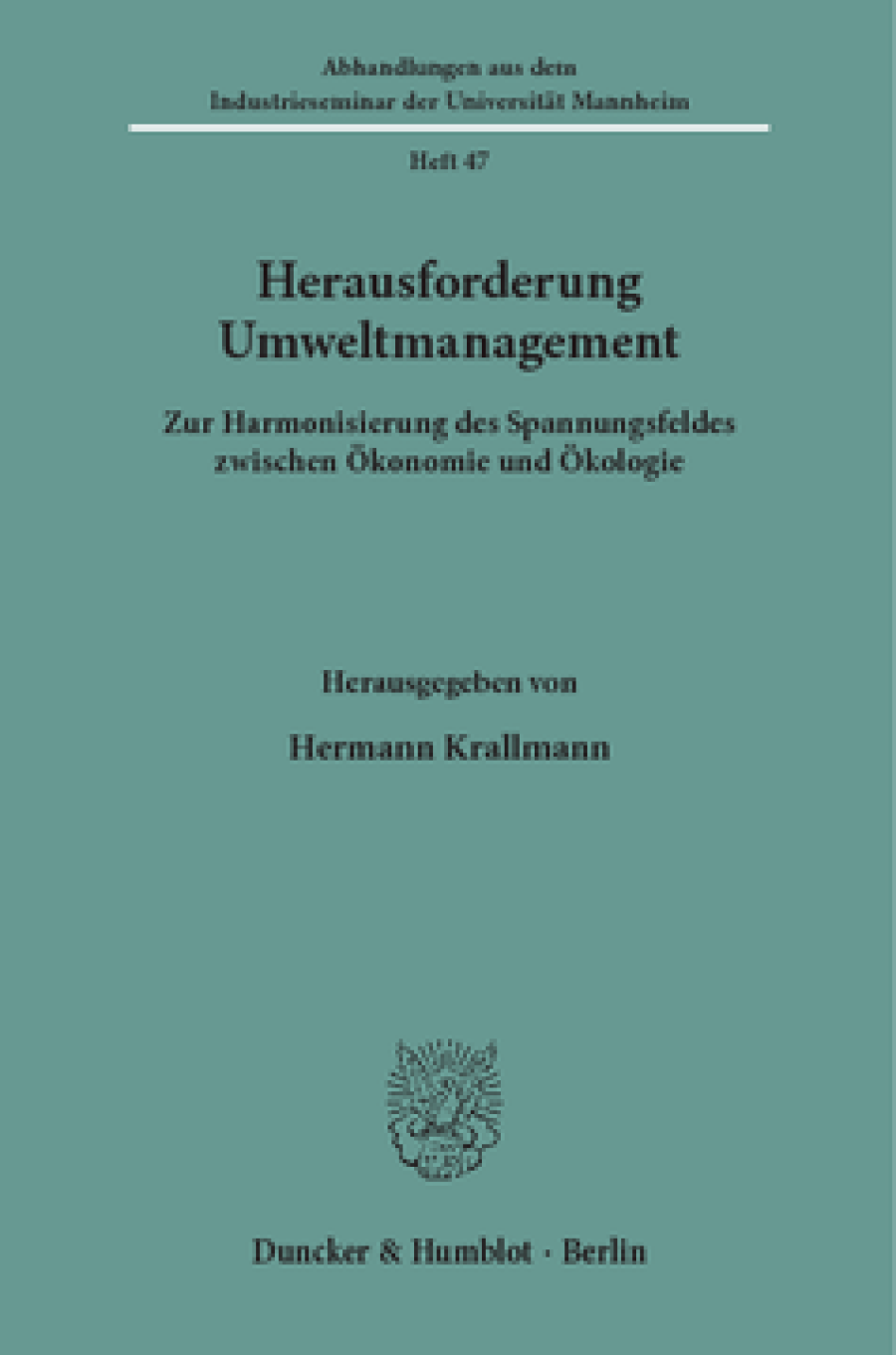 Herausforderung Umweltmanagement