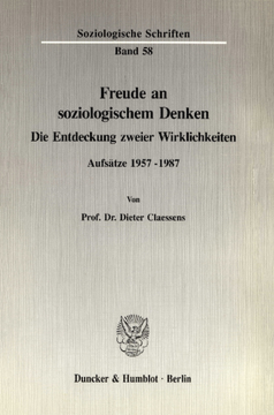 Freude an soziologischem Denken