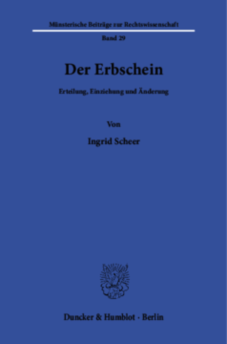Der Erbschein