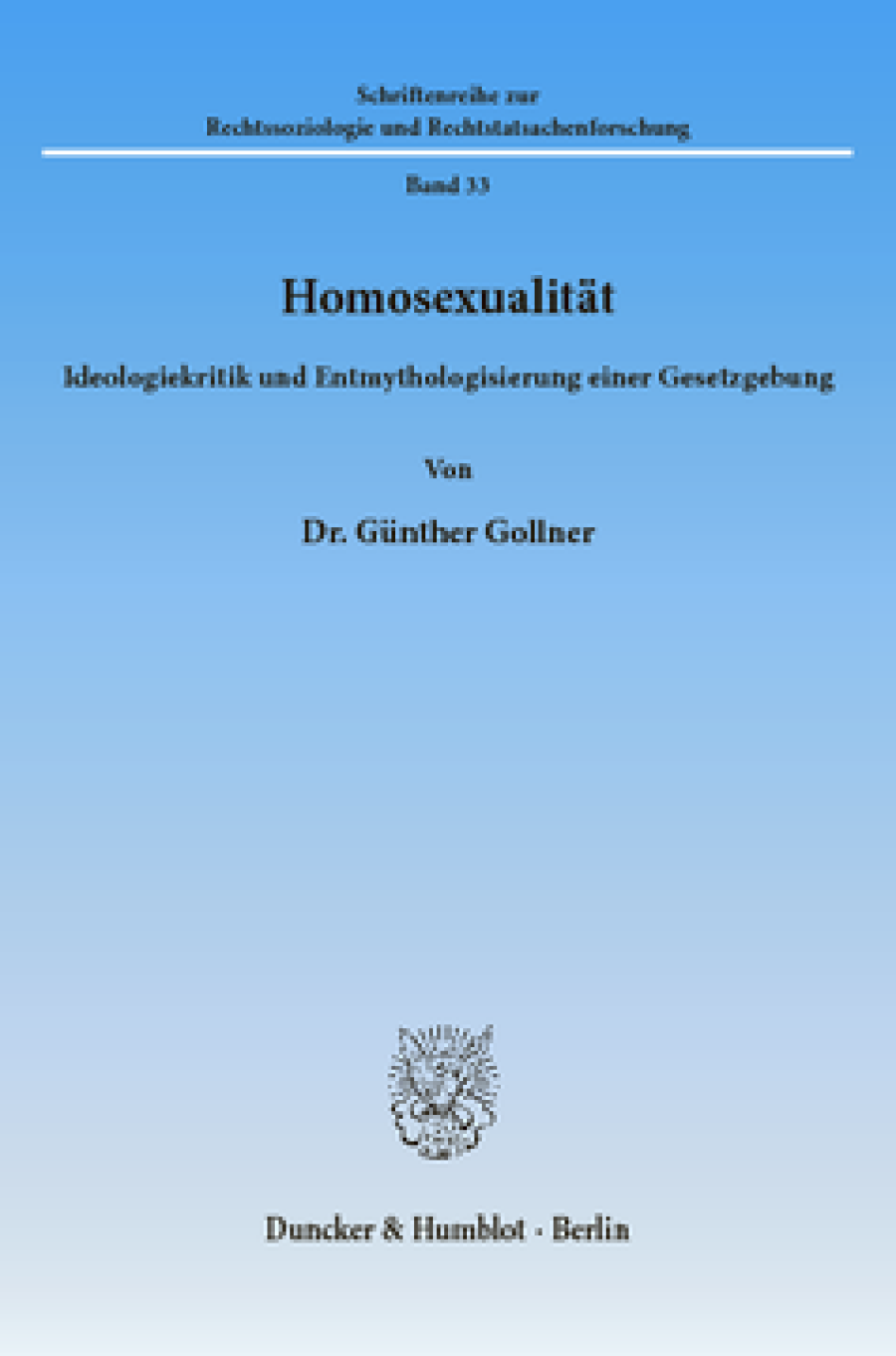 Homosexualität