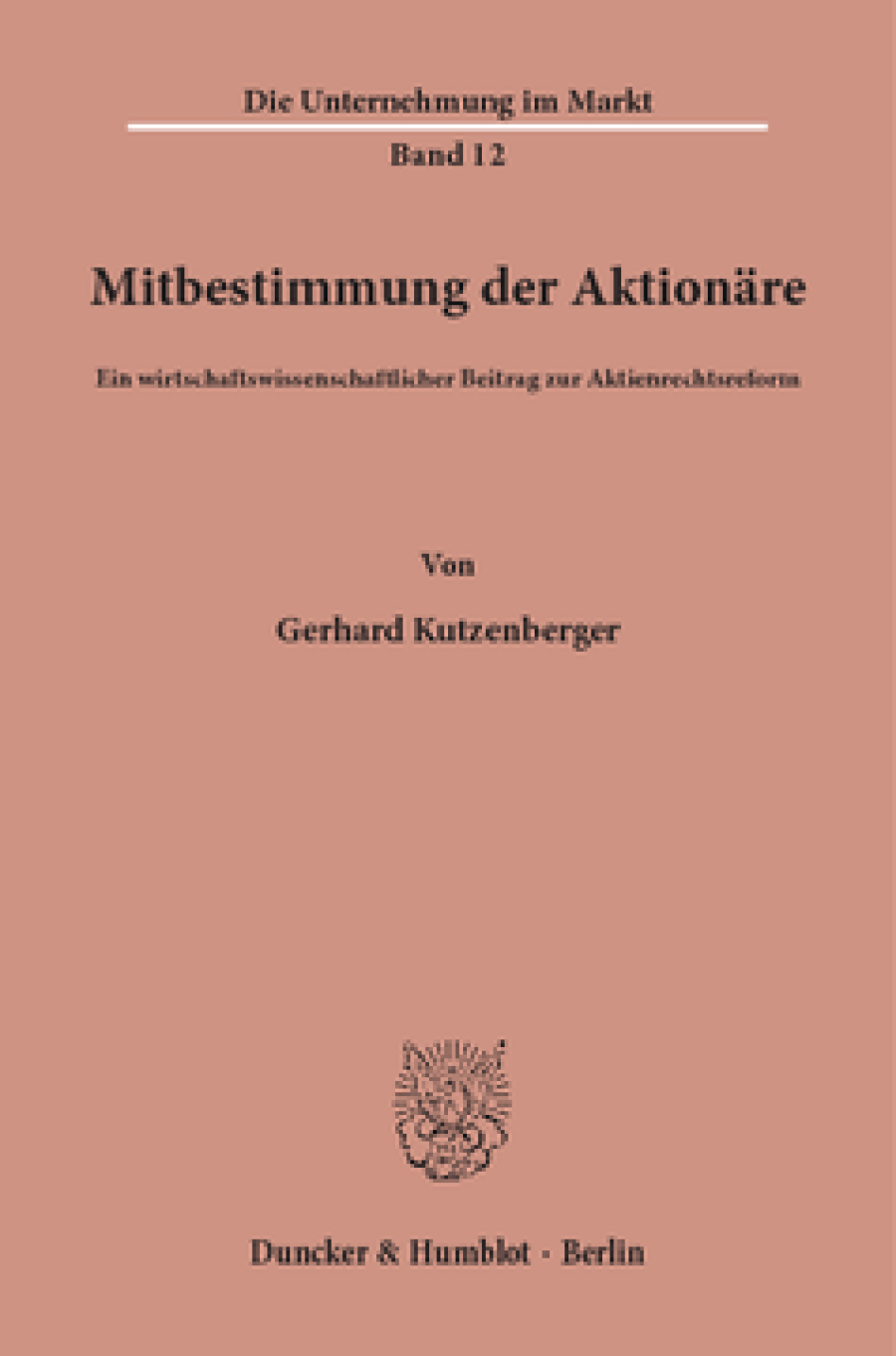 Mitbestimmung der Aktionäre