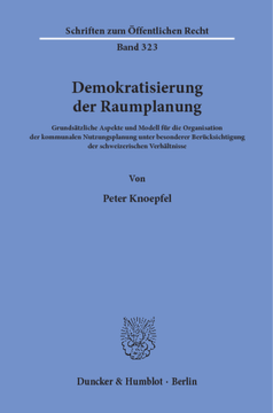 Demokratisierung der Raumplanung