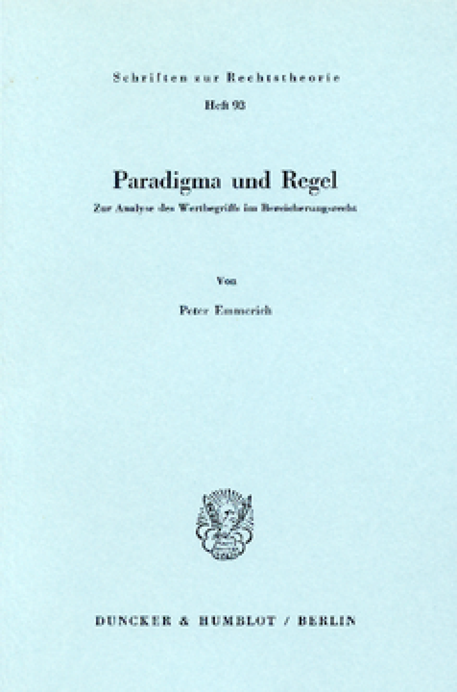 Paradigma und Regel