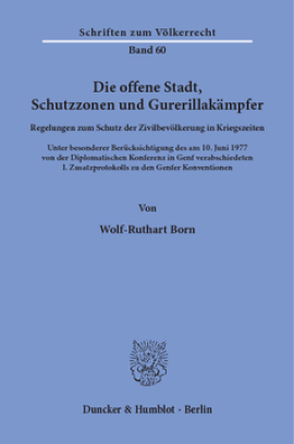 Die offene Stadt, Schutzzonen und Guerillakämpfer