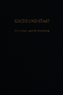 Kirche und Staat