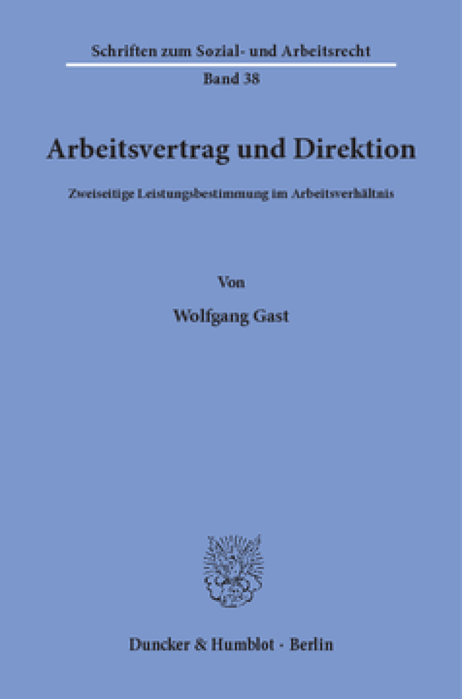 Arbeitsvertrag und Direktion