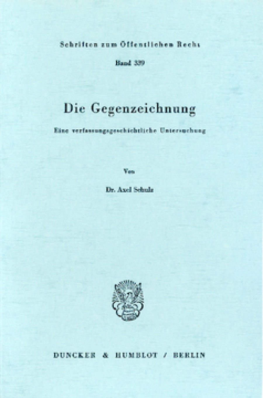 Die Gegenzeichnung