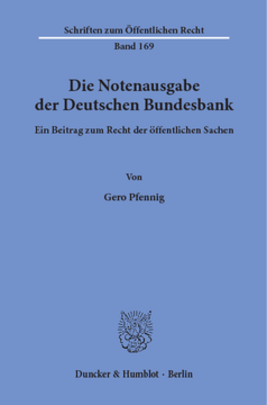 Die Notenausgabe der Deutschen Bundesbank