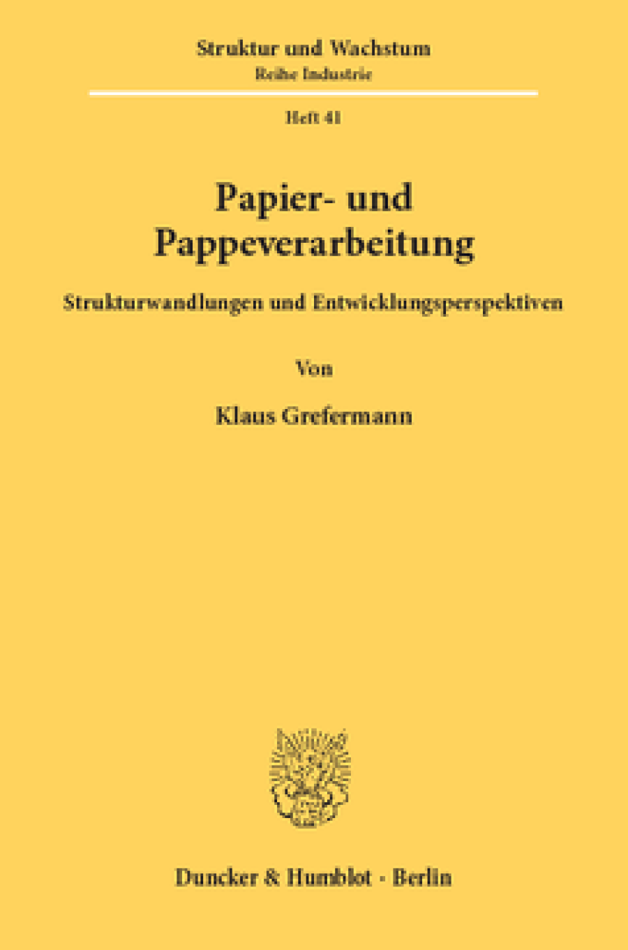Papier- und Pappeverarbeitung