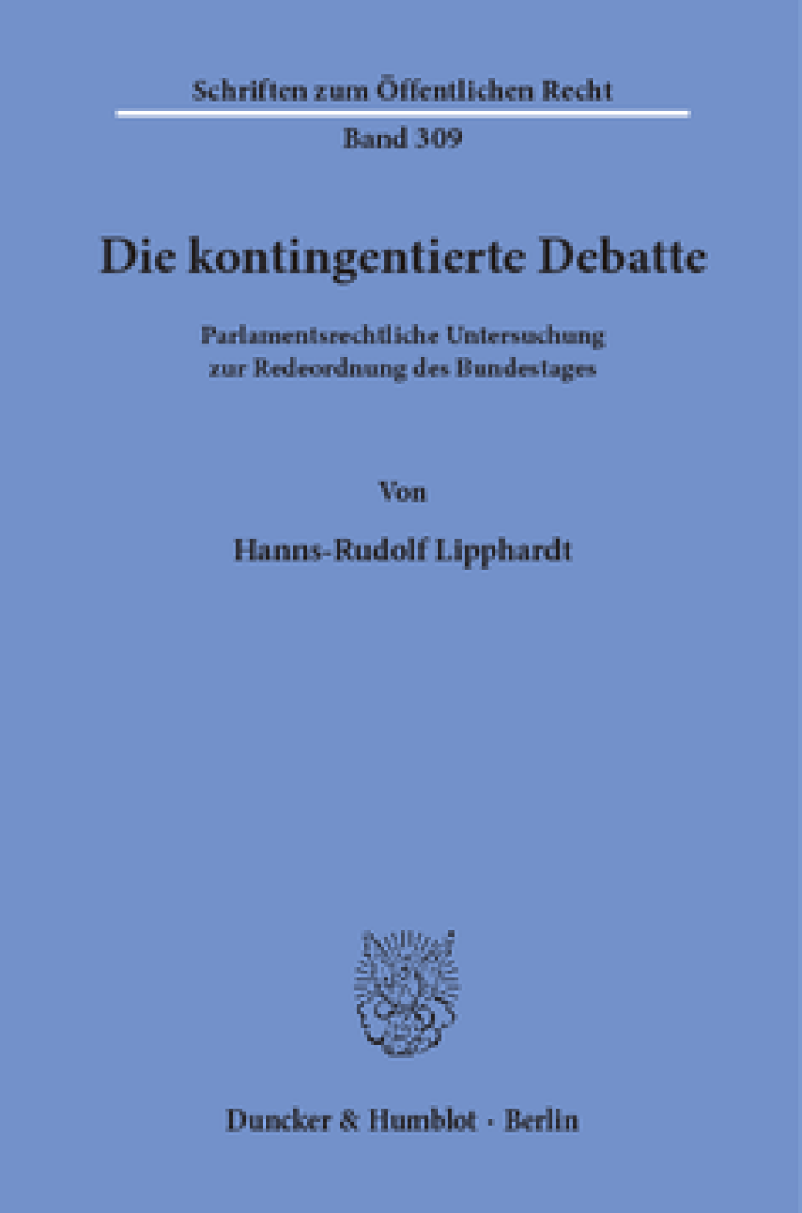 Die kontingentierte Debatte