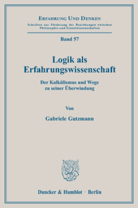 Logik als Erfahrungswissenschaft