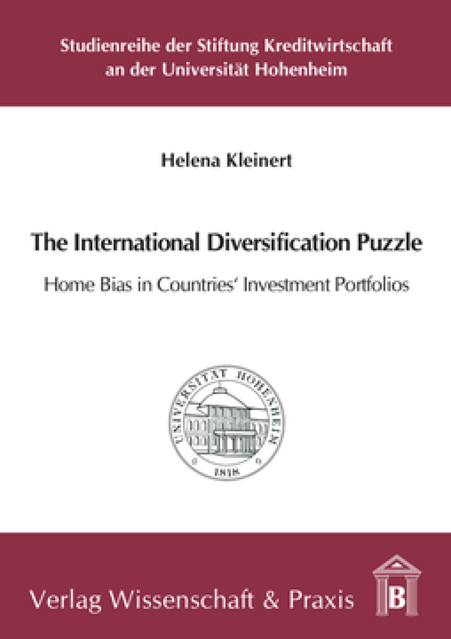 The International Diversification Puzzle: Home Bias in Countries’ Investment Portfolios