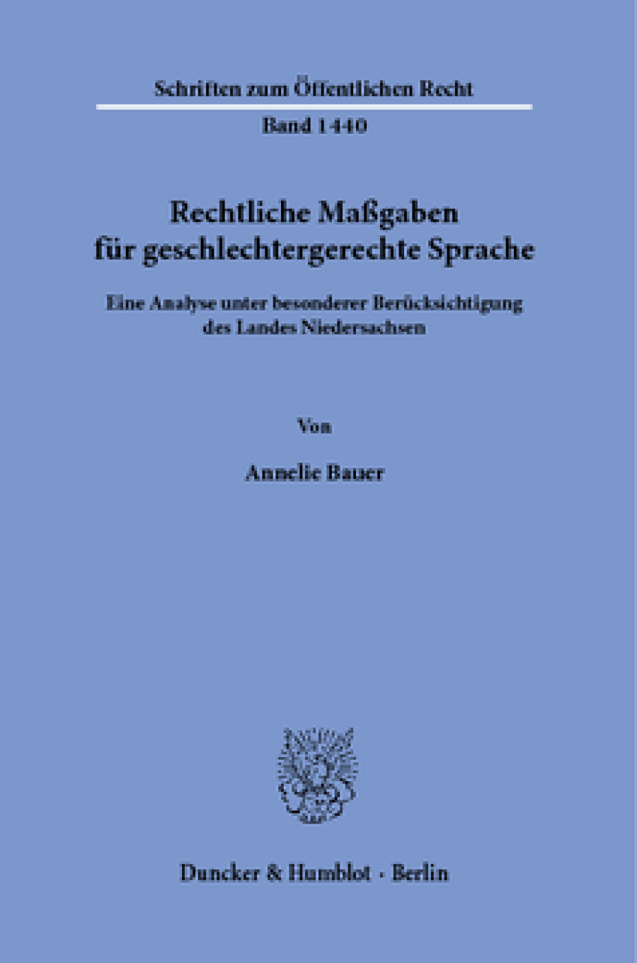 Rechtliche Maßgaben für geschlechtergerechte Sprache