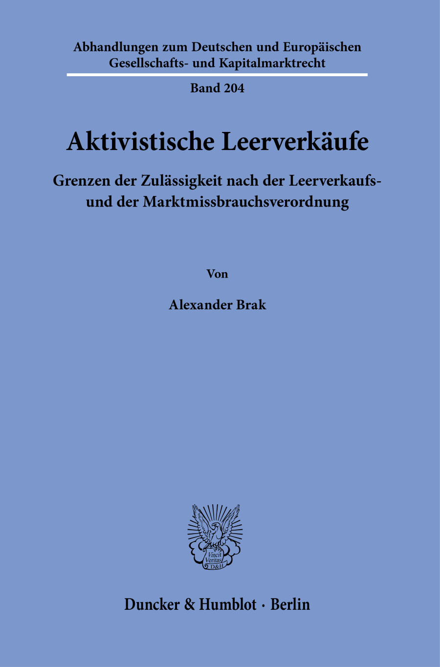 Aktivistische Leerverkäufe